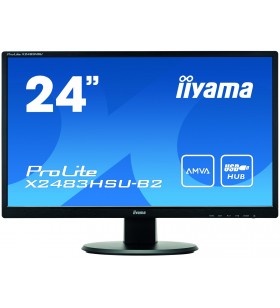 Iiyama prolite x2483hsu-b2 led display 61 cm (24") 1920 x 1080 pixel full hd negru