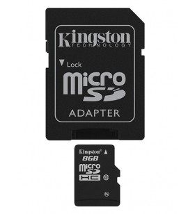 Kingston technology 8gb microsdhc card memorii flash 8 giga bites