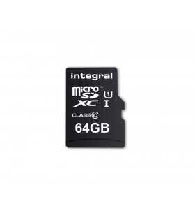 Integral inmsdx64g10-90u1 memorii flash 64 giga bites microsd uhs-i