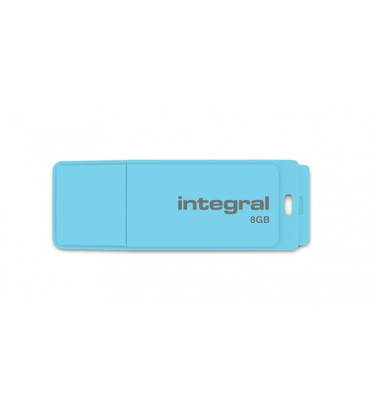 Integral pastel memorii flash usb 8 giga bites usb tip-a 2 albastru