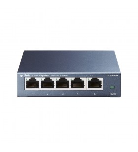 Tl-sg105 5-port metal gb switch/5 10/100/1000m rj45 ports in