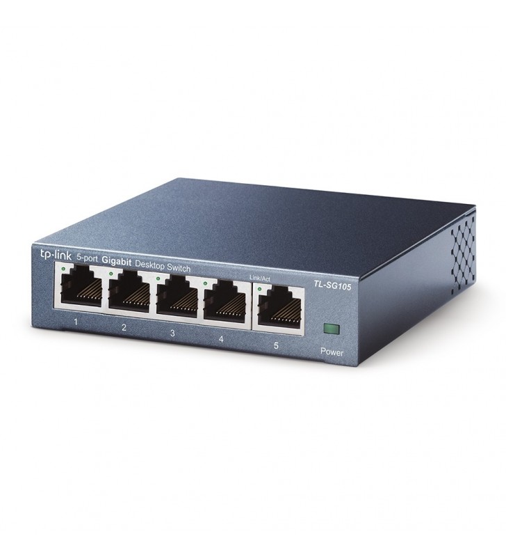 Tl-sg105 5-port metal gb switch/5 10/100/1000m rj45 ports in