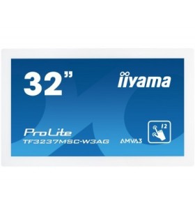 Iiyama prolite tf3237msc-w3ag monitoare cu ecran tactil 80 cm (31.5") 1920 x 1080 pixel alb multi-touch capacitiv