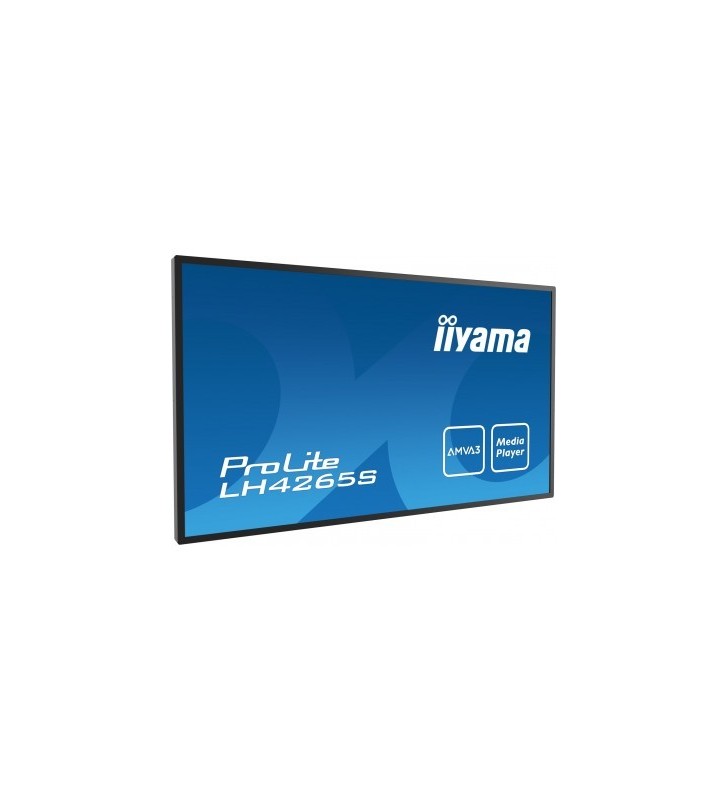 Iiyama lh4265s 106,7 cm (42") led full hd panou informare digital de perete negru