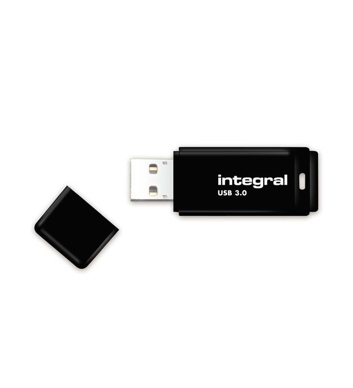 Integral black 3.0 memorii flash usb 64 giga bites usb tip-a 3.2 gen 1 (3.1 gen 1) negru