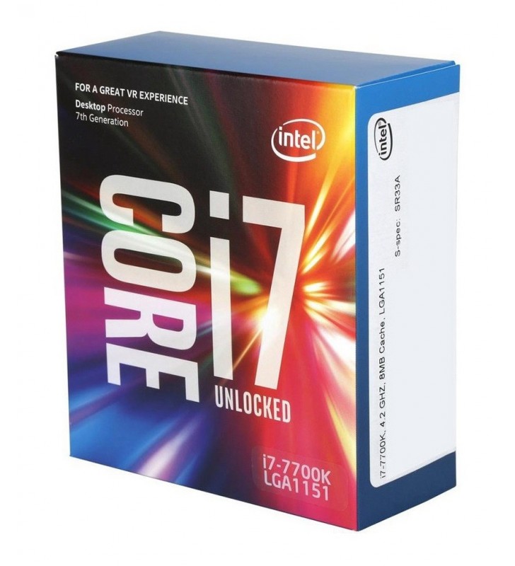 Intel core i7-7700k procesoare 4,2 ghz casetă 8 mega bites cache inteligent