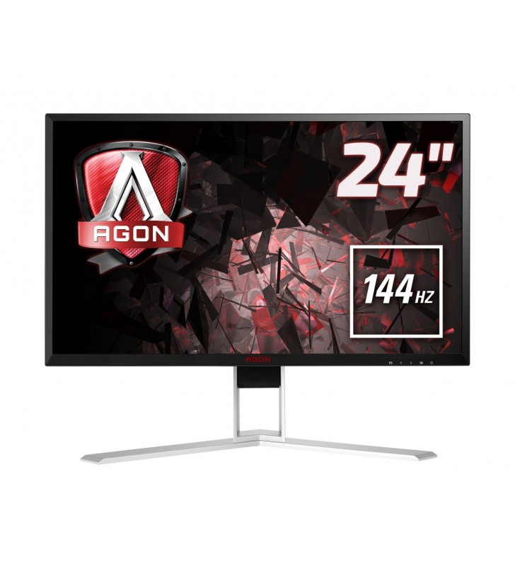 Aoc gaming ag241qx monitoare lcd 60,5 cm (23.8") 2560 x 1440 pixel quad hd led negru, roşu