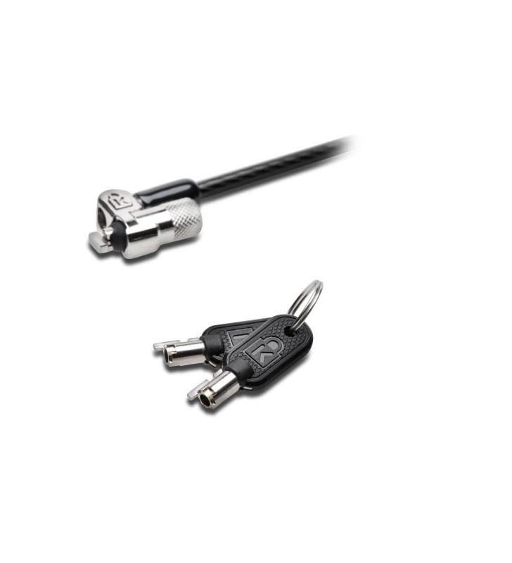 Kensington microsaver 2.0 cabluri cu sistem de blocare negru, metalic