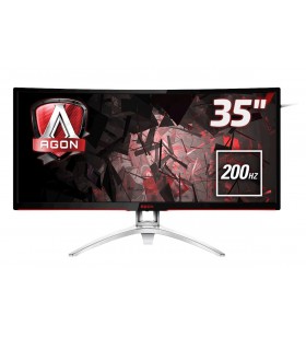 Aoc gaming ag352qcx monitoare lcd 88,9 cm (35") 2560 x 1080 pixel qxga led negru, argint