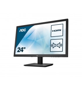 Aoc essential-line e2475swqe led display 59,9 cm (23.6") 1920 x 1080 pixel full hd negru