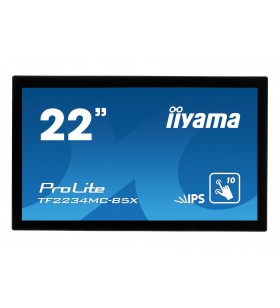 Iiyama prolite tf2234mc-b5x monitoare cu ecran tactil 54,6 cm (21.5") 1920 x 1080 pixel negru multi-touch multi-utilizatori