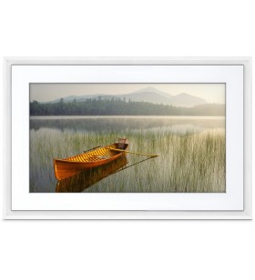 Meural 21.5 in (55 cm) canvas/white wood frame