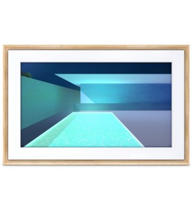 Meural 27 in (69 cm) canvas/light wood frame