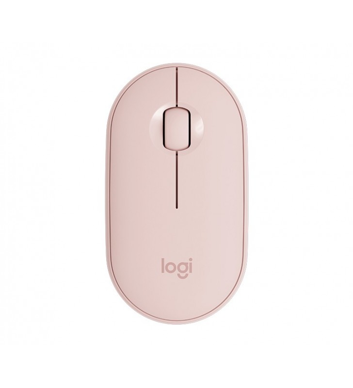 Logitech pebble m350 mouse-uri rf wireless + bluetooth optice 1000 dpi ambidextru