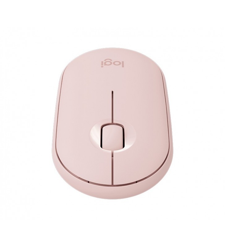 Logitech pebble m350 mouse-uri rf wireless + bluetooth optice 1000 dpi ambidextru