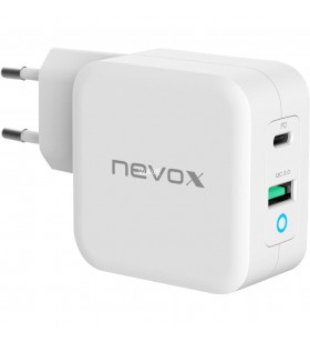 Nevox  65w usb - c power delivery (pd) + q3.0, încărcător (alb)