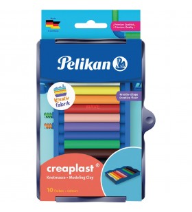 Pelikan  kreativfabrik 198/10 chit creaplast (10 culori)
