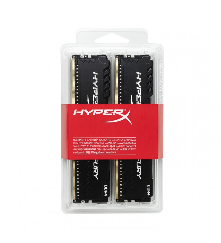 Hyperx fury hx424c15fb3k4/64 module de memorie 64 giga bites ddr4 2400 mhz