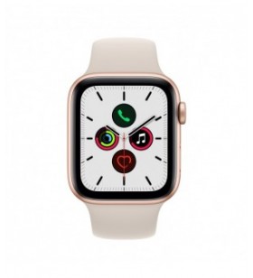 Resigilat: apple watch se gps, 44mm gold aluminium case with starlight sport band