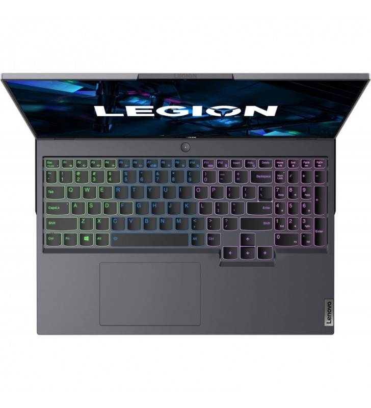 Laptop gaming lenovo legion 5 pro 16ith6h cu procesor intel core i7-11800h, 16", wqxga, 165hz, 32gb, 1tb ssd, nvidia geforce rtx 3060 6gb, no os, storm grey