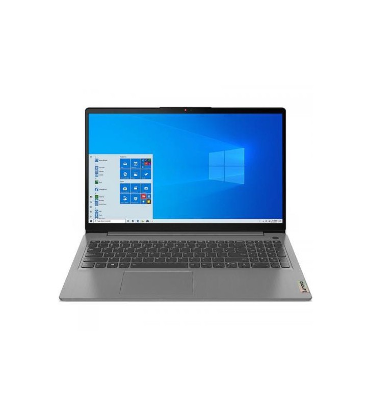 Laptop lenovo ideapad 3 15itl6 cu procesor intel pentium gold 7505, 15.6", full hd, 8gb, 256gb ssd, intel uhd graphics, no os, arctic grey
