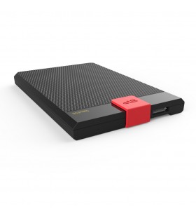 Silicon power diamond d30 hard-disk-uri externe 1000 giga bites negru, roşu