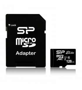 Silicon power elite memorii flash 128 giga bites microsdxc clasa 10 uhs-i