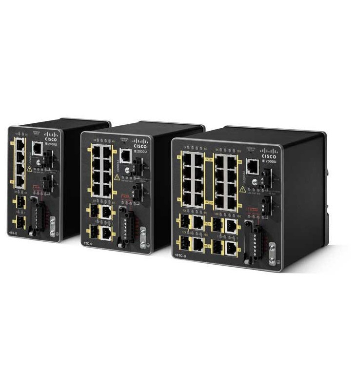 Cisco ie-2000u-4ts-g switch-uri gestionate fast ethernet (10/100) negru