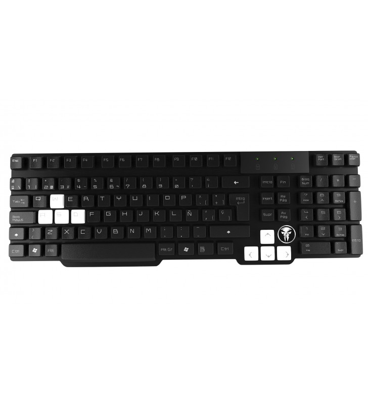 Mars gaming mkha0 tastaturi usb negru, alb
