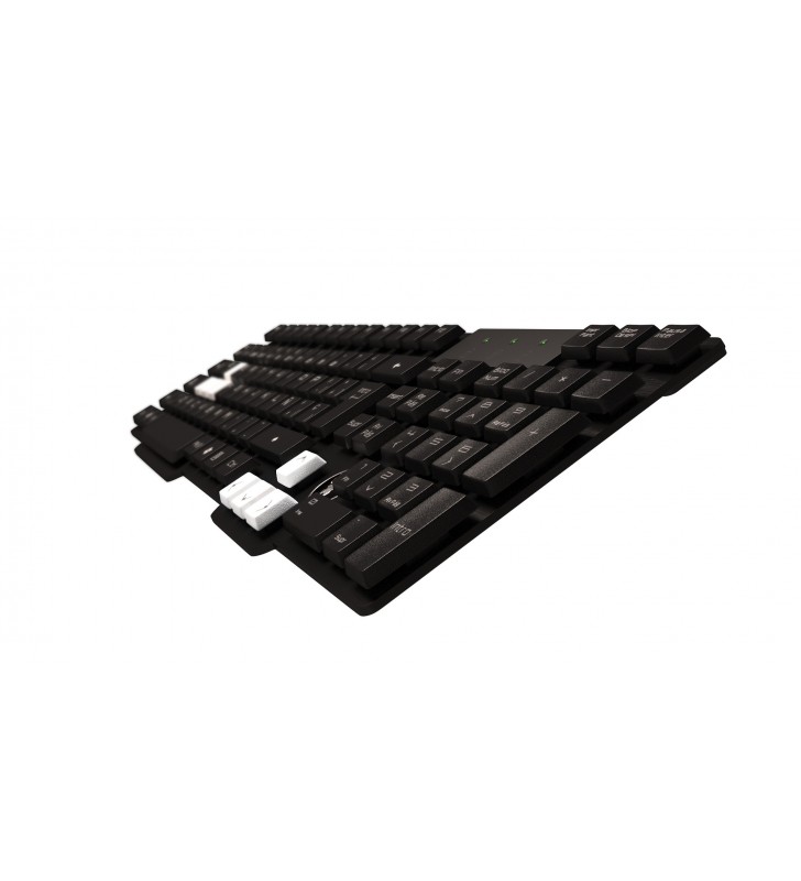 Mars gaming mkha0 tastaturi usb negru, alb