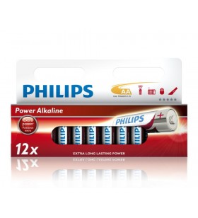 Philips power alkaline baterie lr6p12w/10