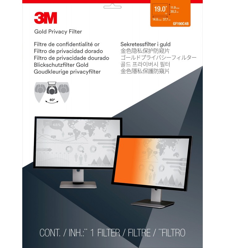 3m 7100026041 filtre de protecție pentru monitor filtru confidențialitate ecran fără cadru 48,3 cm (19")