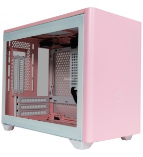 Cooler master  masterbox nr200p pink, carcasă turn (roz, sticla securizata)