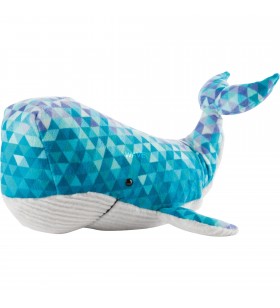 Balenă nici  atlantic friends, jucărie de pluș (albastru/alb, 22 cm)