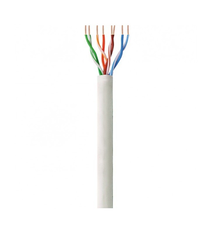 Techly itp8-flu-0305 cabluri de rețea 305 m cat5e u/utp (utp) gri