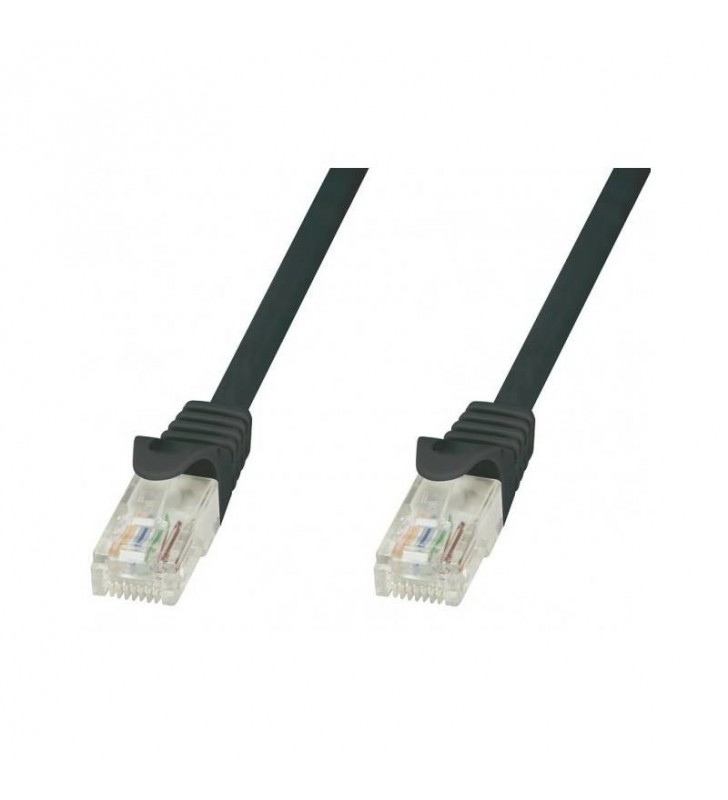 Techly icoc cca5u-005-bkt cabluri de rețea 0,5 m cat5e u/utp (utp) negru