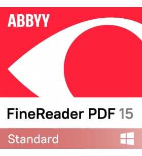 Abbyy finereader pdf standard, single user license (esd), gov/npo/edu, time-limited 1y
