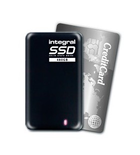 Integral inssd480gport3.0 hard disk extern 480 giga bites negru