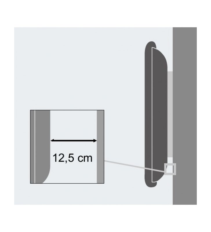 Techly ica-lcd 114 suporturi de perete pentru monitoare/televizoare lcd 94 cm (37") negru