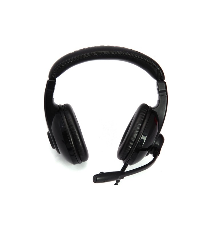 Zalman zm-hps200 cască audio & cască cu microfon căști bandă de fixare pe cap negru