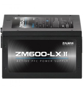 Zalman zm600-lxii unități de alimentare cu curent 600 w 20+4 pin atx atx negru