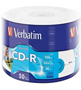 Verbatim 50x cd-r 700 mega bites 50 buc.