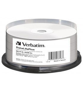 Verbatim datalifeplus bd-r 25 giga bites 25 buc.