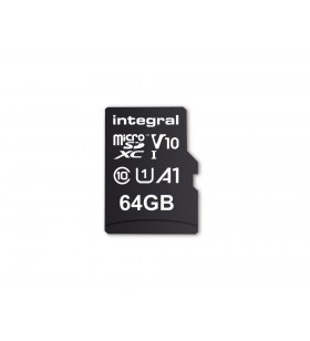 Integral inmsdx64g-100v10 memorii flash 64 giga bites microsd uhs-i
