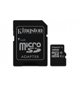 Kingston technology canvas select memorii flash 32 giga bites microsdhc clasa 10 uhs-i