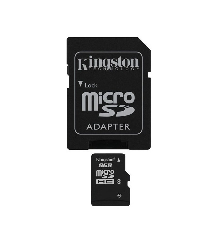 Kingston technology sdc4/8gb memorii flash 8 giga bites microsd