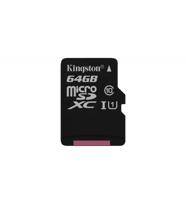 Kingston technology canvas select memorii flash 64 giga bites microsd clasa 10 uhs-i