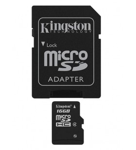 Kingston technology sdc4/16gb memorii flash 16 giga bites microsdhc clasa 4