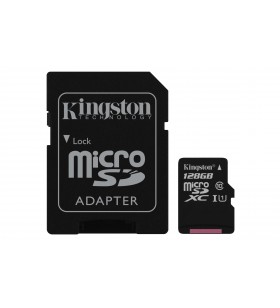 Kingston technology canvas select memorii flash 128 giga bites microsdxc clasa 10 uhs-i