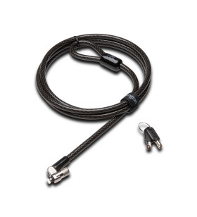 Kensington k64433s cabluri cu sistem de blocare negru, metalic